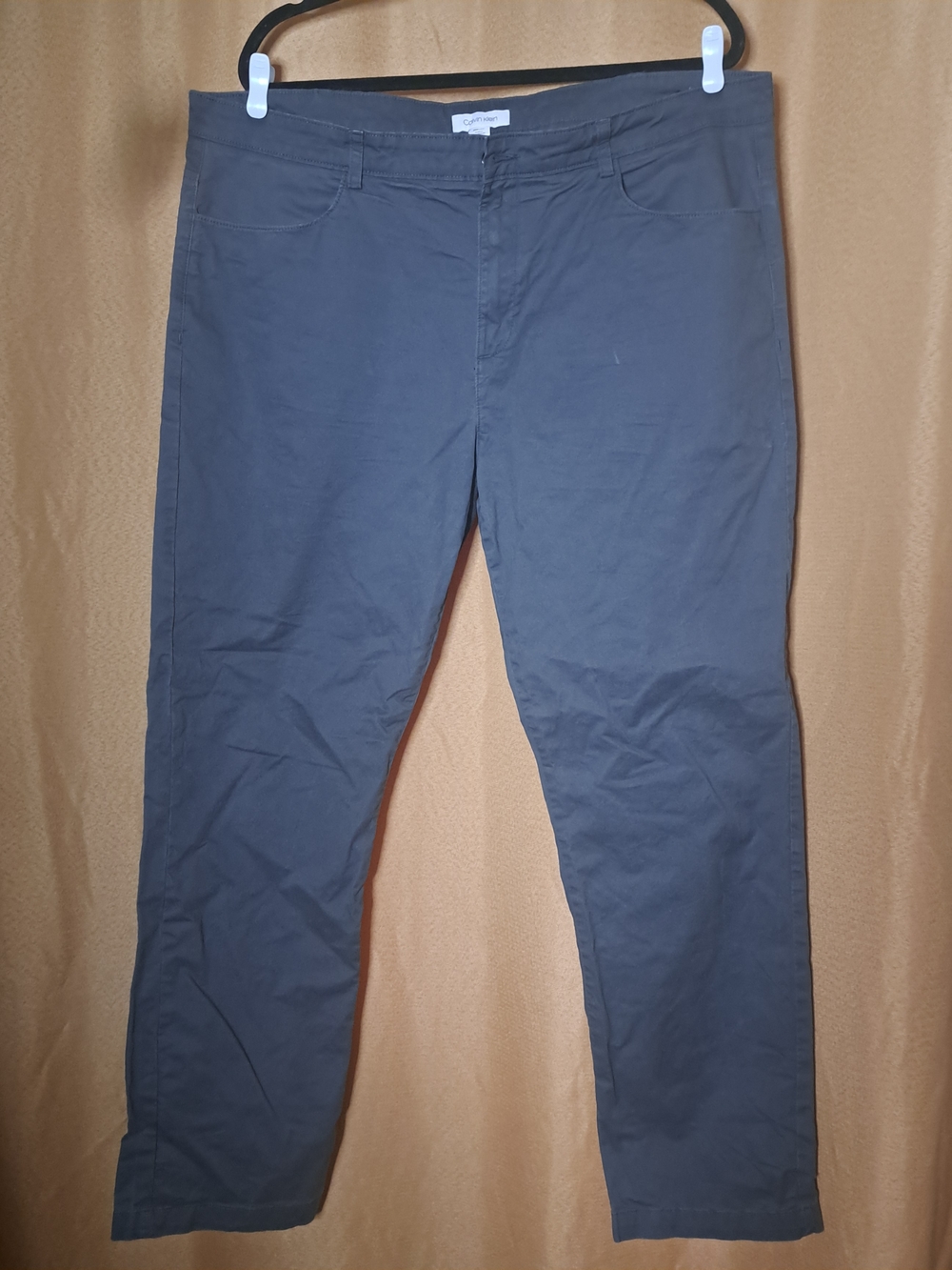 Calvin Klein Men's Charcoal Gray Chino Pants 40/32